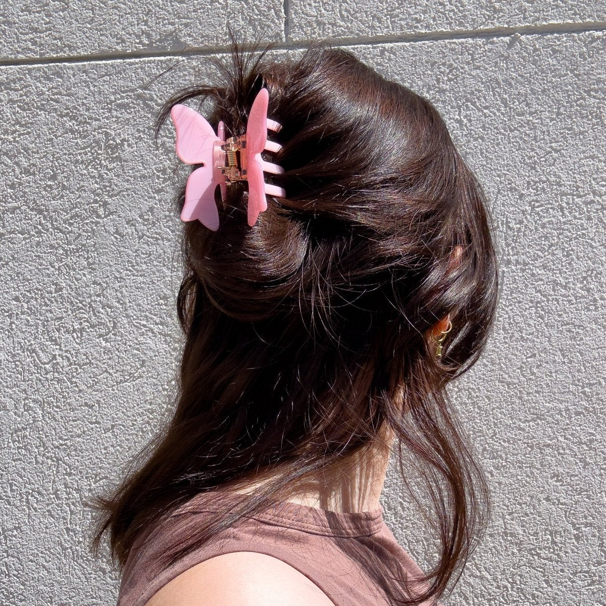 Denim & Daisy Butterfly Bow Hair Claw Clip | Pink - lily & onyx