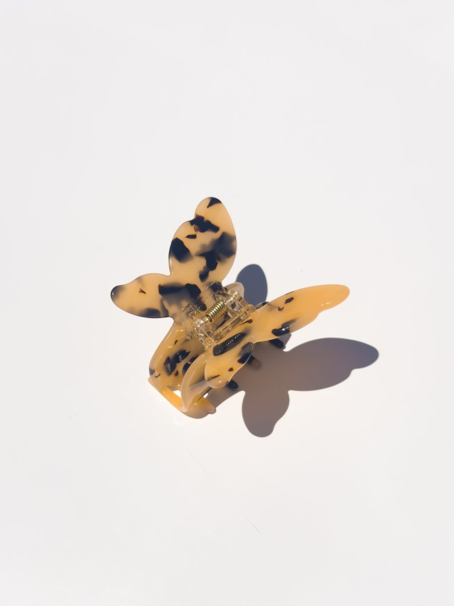 Denim & Daisy Butterfly Hair Claw Clip | Brown Tortoise - lily & onyx