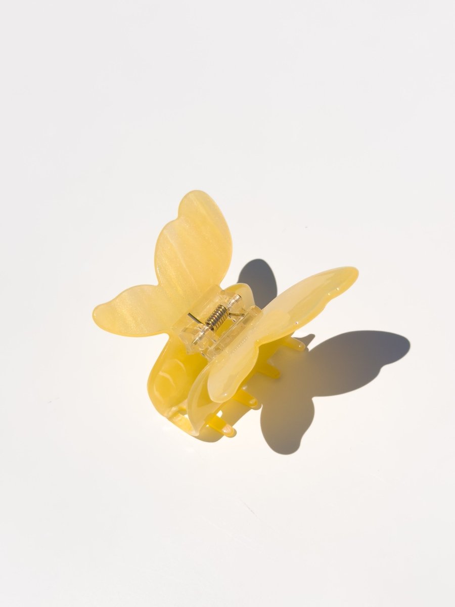 Denim & Daisy Butterfly Hair Claw Clip | Yellow - lily & onyx