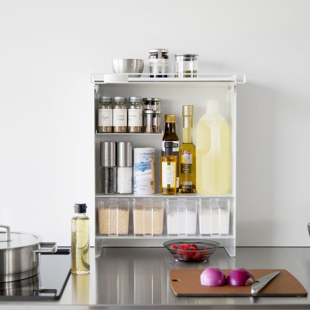 
                      
                        Concealable Steel Spice Rack
                      
                    
