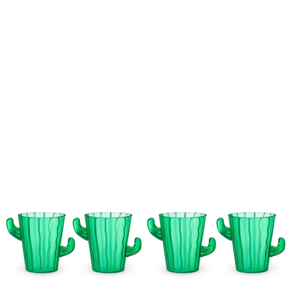 True Cactus Shot Glasses, Set of 4 - lily & onyx