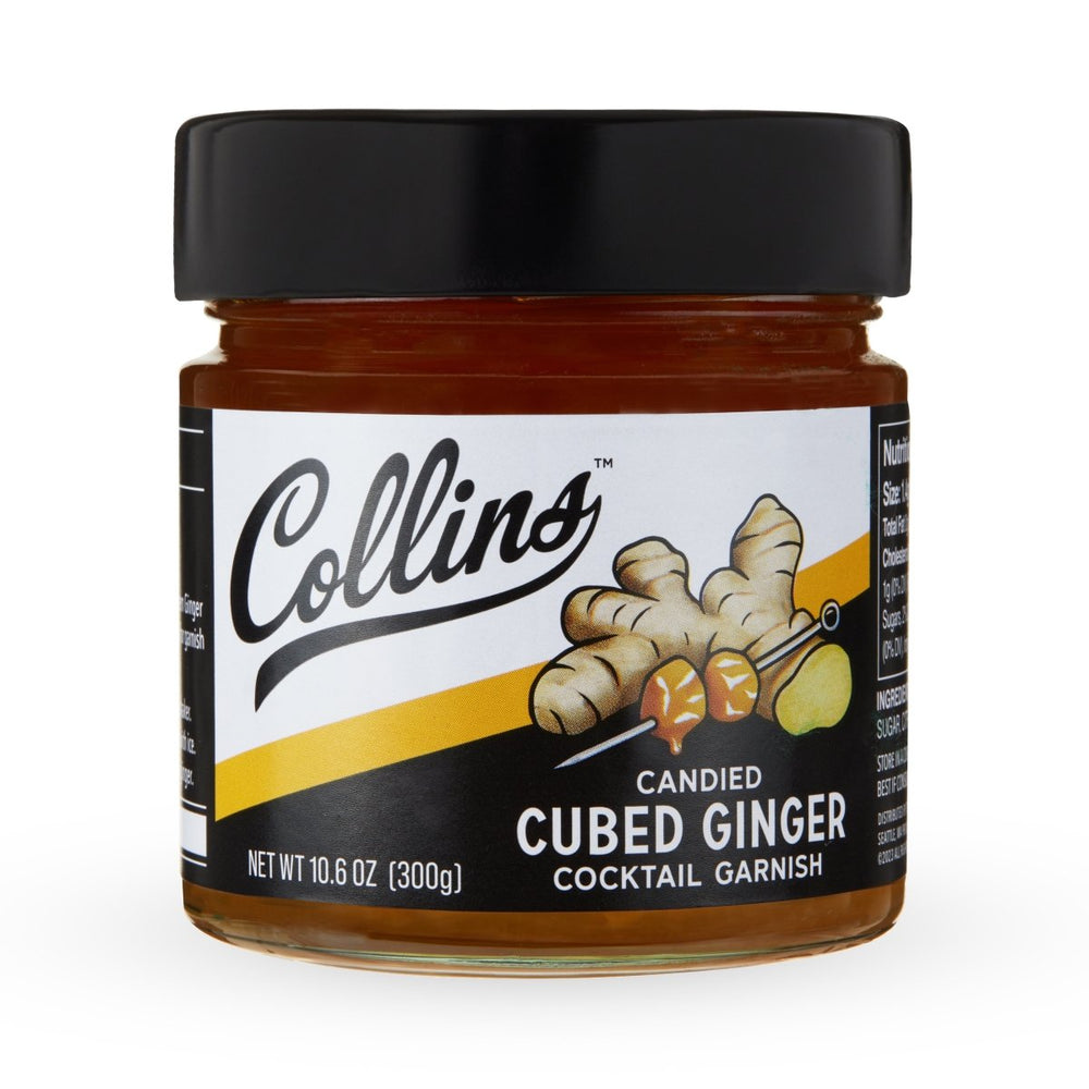 Collins Candied Stem Ginger in Syrup, 10.6 oz - lily & onyx