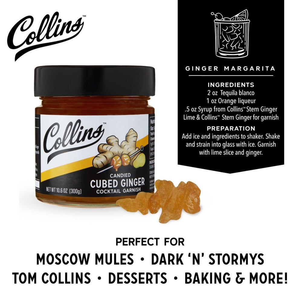 
                      
                        Collins Candied Stem Ginger in Syrup, 10.6 oz - lily & onyx
                      
                    