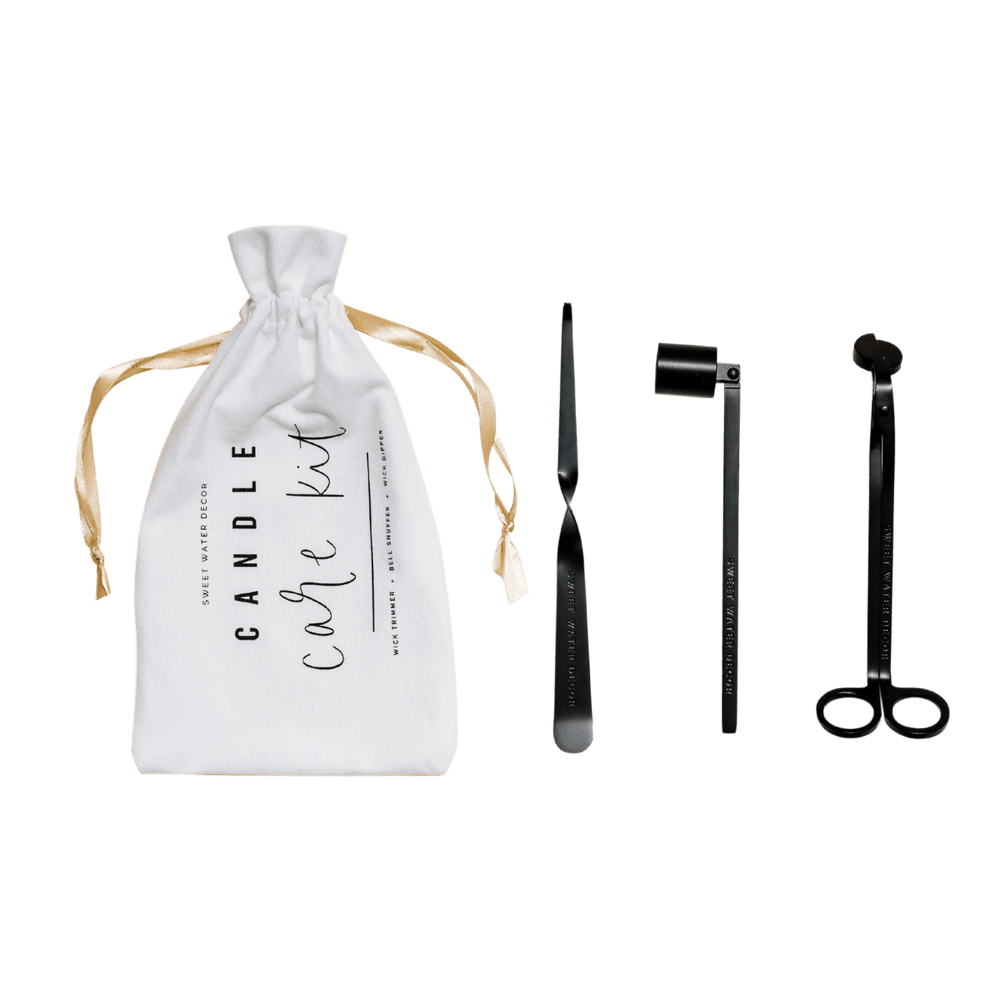 Sweet Water Decor Candle Care Kit, Matte Black - lily & onyx