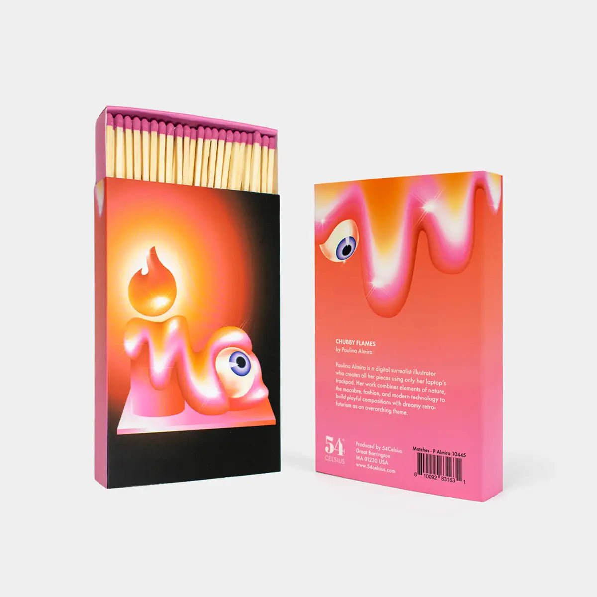 54Celsius Candle Matches - "Chubby Flame" by Paulina Almira - lily & onyx