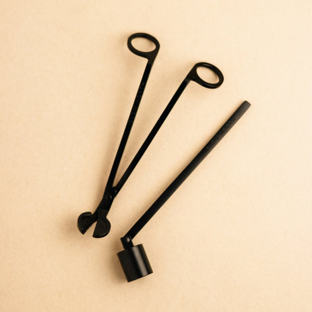 Slow North Candle Wick Trimmer & Snuffer Tool Set - lily & onyx