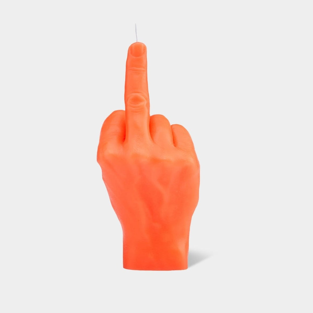 54Celsius CandleHand "F*ck You" Candle - Neon Orange - lily & onyx