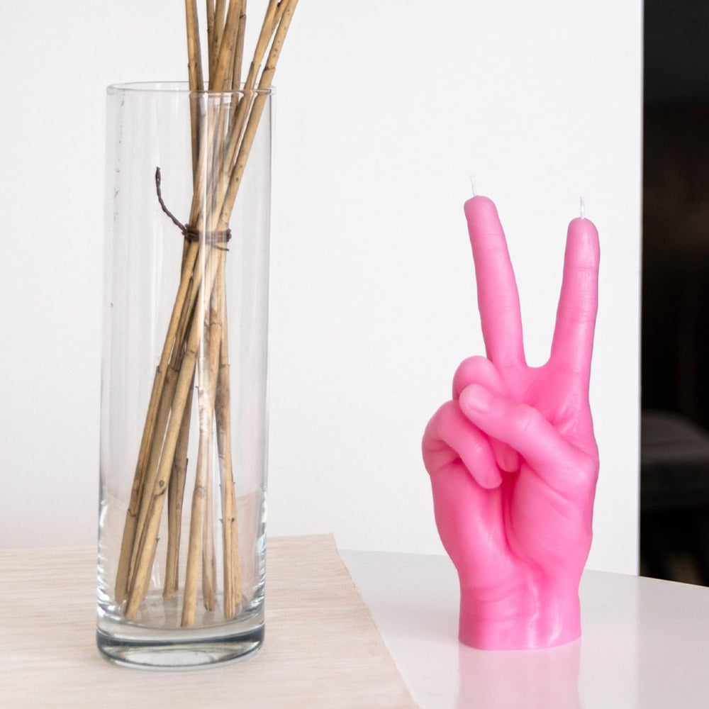 
                      
                        54Celsius CandleHand "Peace" Candle - Pink - lily & onyx
                      
                    