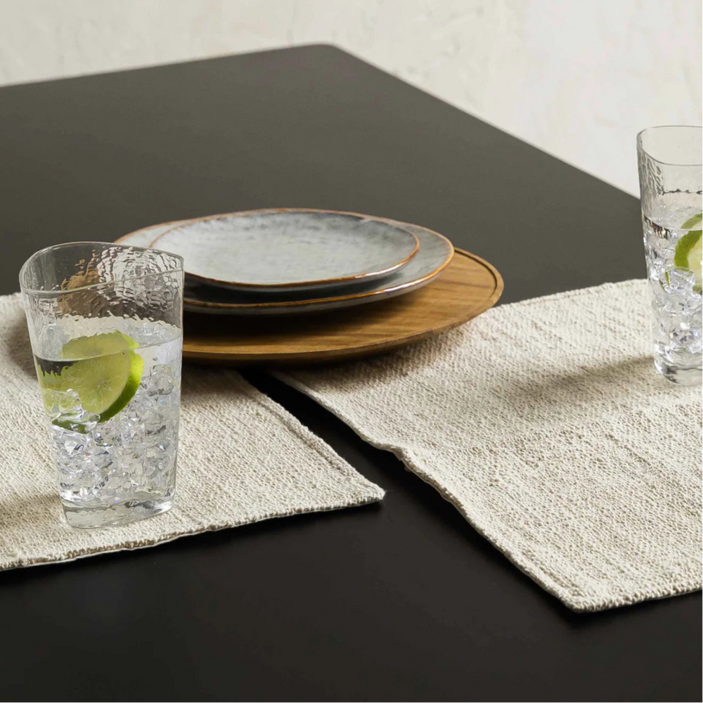 texxture Capri™ Loosely Woven Cotton Placemat - lily & onyx