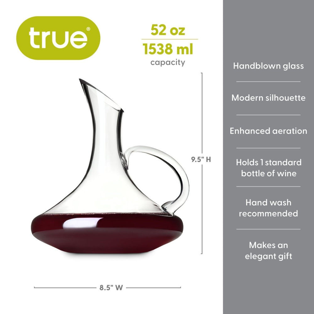 
                      
                        True Capuli Traditional Handled Wine Decanter - lily & onyx
                      
                    