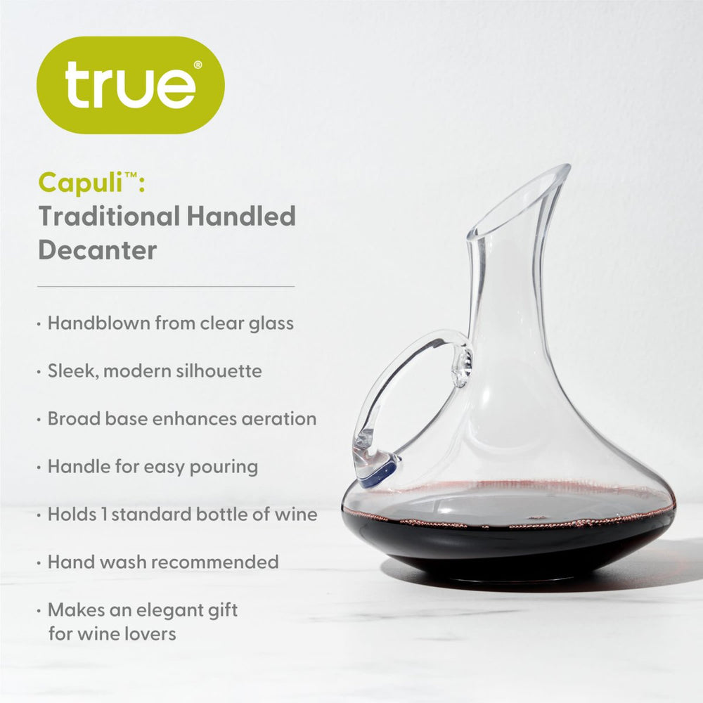 
                      
                        True Capuli Traditional Handled Wine Decanter - lily & onyx
                      
                    