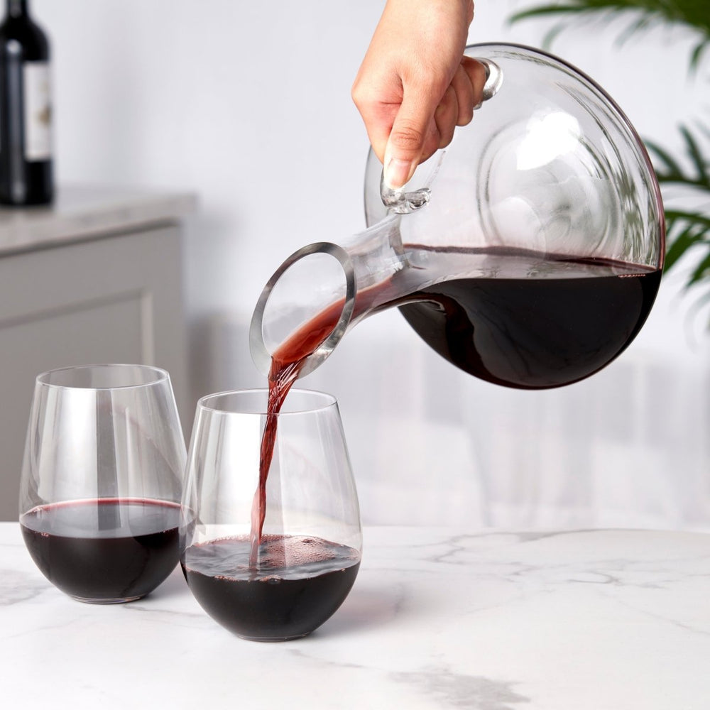 
                      
                        True Capuli Traditional Handled Wine Decanter - lily & onyx
                      
                    
