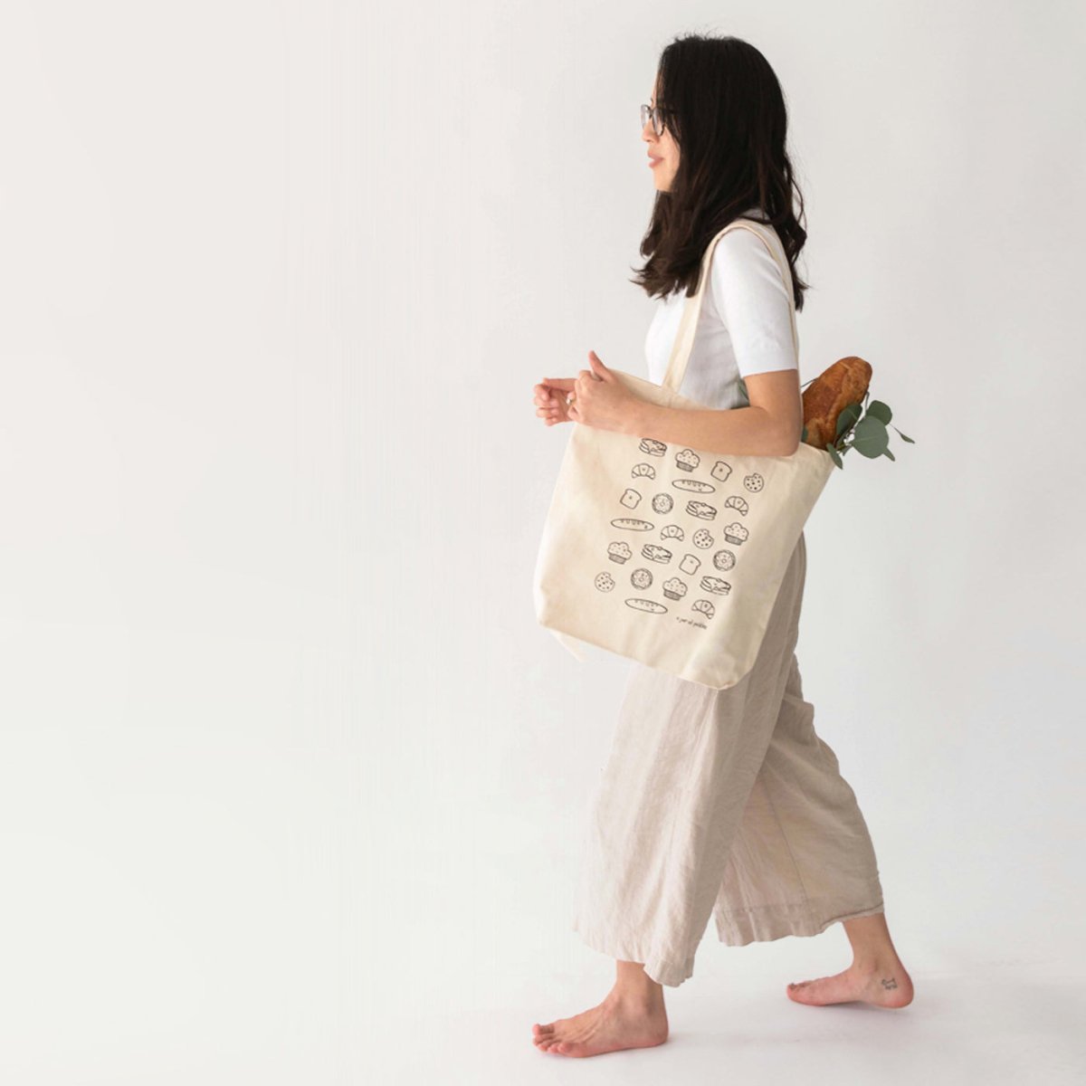 A Jar of Pickles Carbs Cotton Tote - lily & onyx