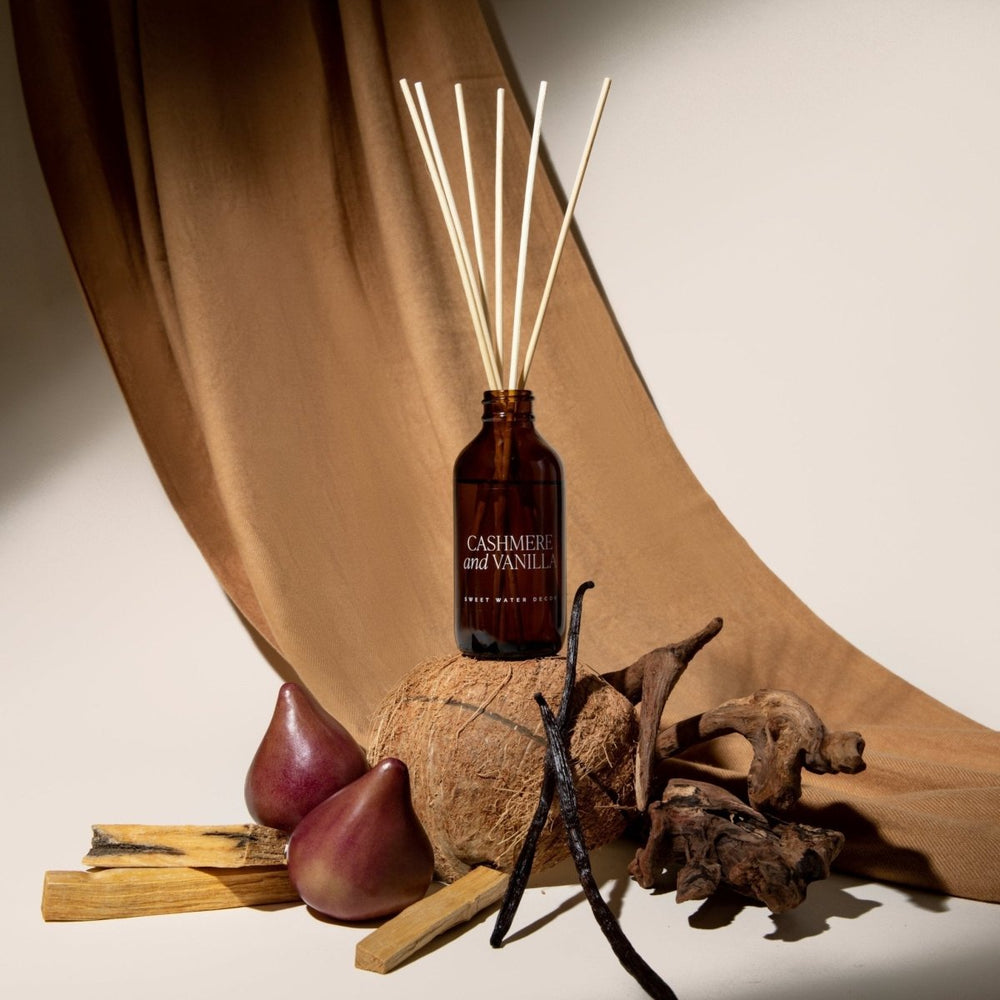 
                      
                        Sweet Water Decor Cashmere and Vanilla Amber Reed Diffuser - lily & onyx
                      
                    