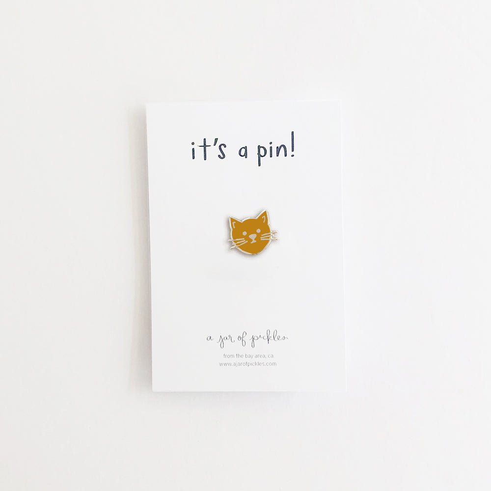 A Jar of Pickles Cat Pin - lily & onyx
