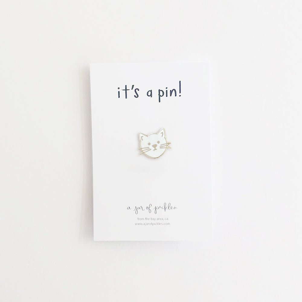 A Jar of Pickles Cat Pin - lily & onyx