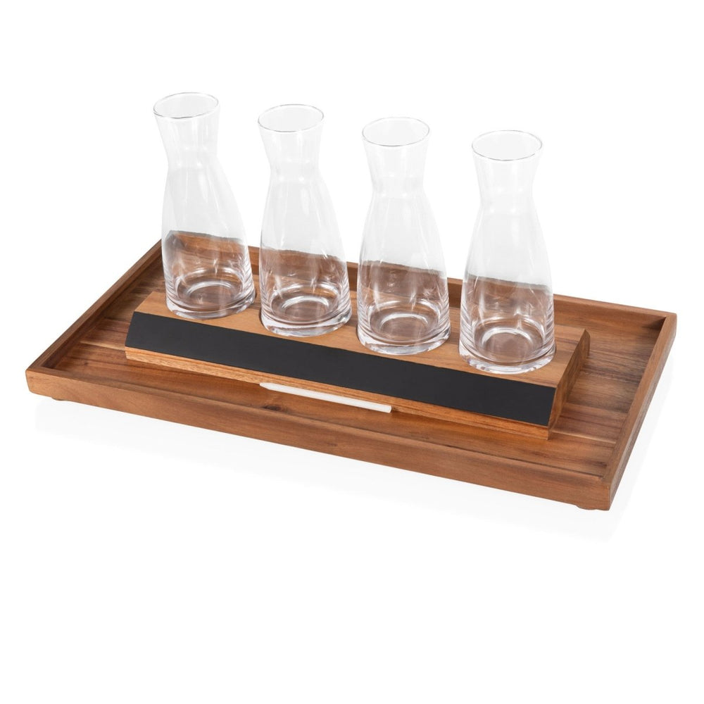 
                      
                        Picnic Time Family of Brands Cava Wine Tasting Kit with 4 Glass Carafes - lily & onyx
                      
                    