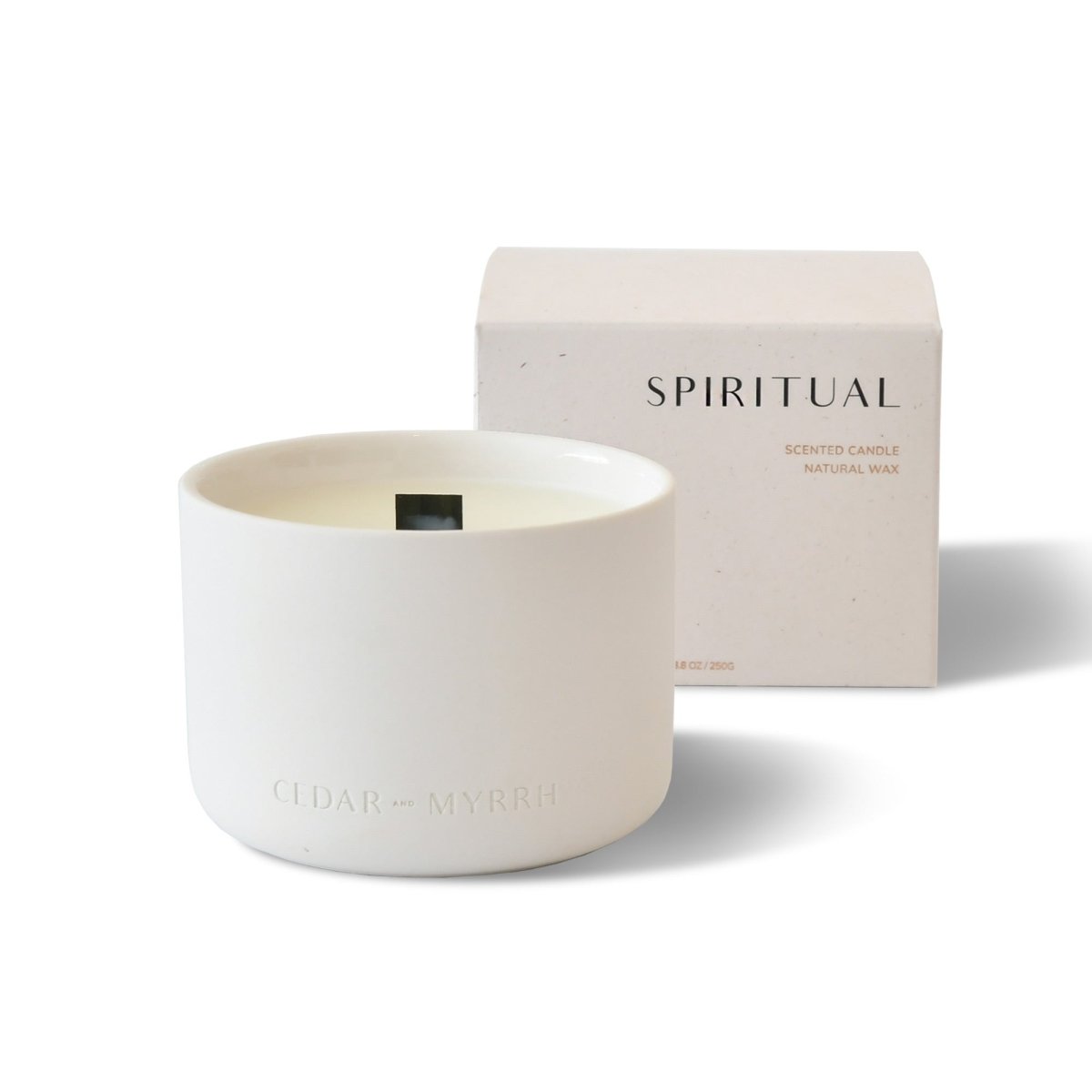 CEDAR AND MYRRH Spiritual Wellness Candle
