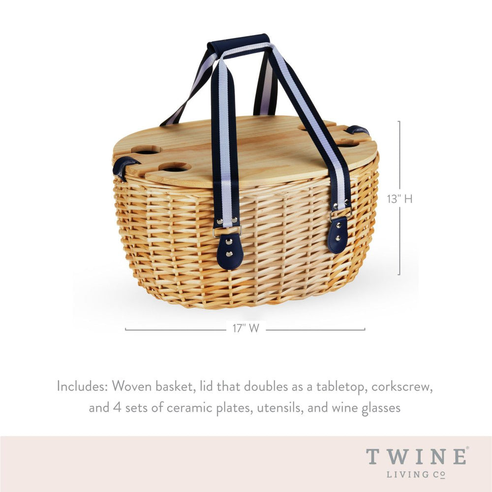 
                      
                        Twine Living Central Park Willow Picnic for Four - lily & onyx
                      
                    