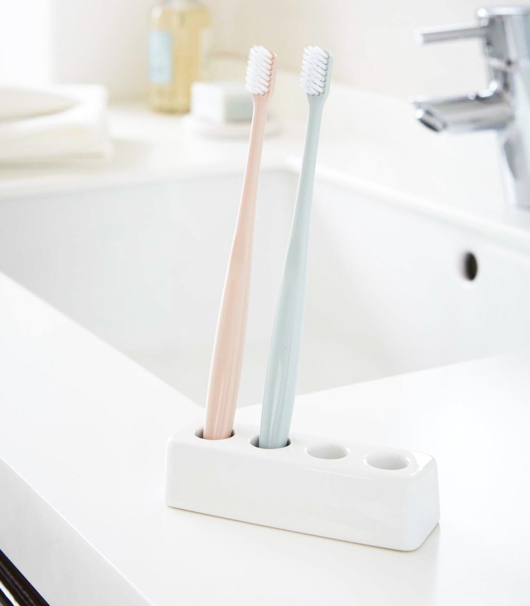 Yamazaki Home Ceramic Toothbrush Stand - lily & onyx