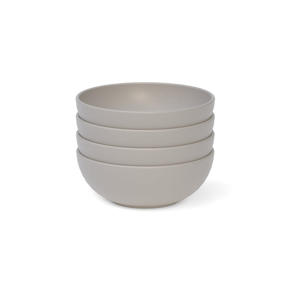 24 oz Round Cereal Bowl, Set of 4 - Stone