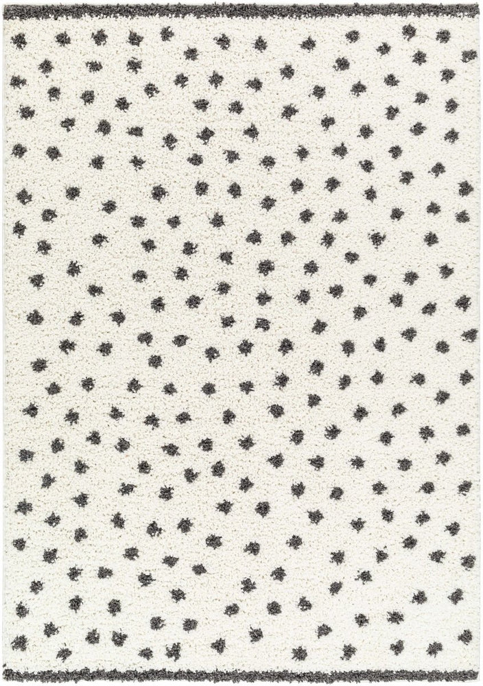 
                      
                        Hauteloom Chaia Dotted Black & White Plush Rug - lily & onyx
                      
                    