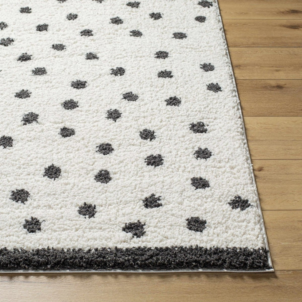 
                      
                        Hauteloom Chaia Dotted Black & White Plush Rug - lily & onyx
                      
                    