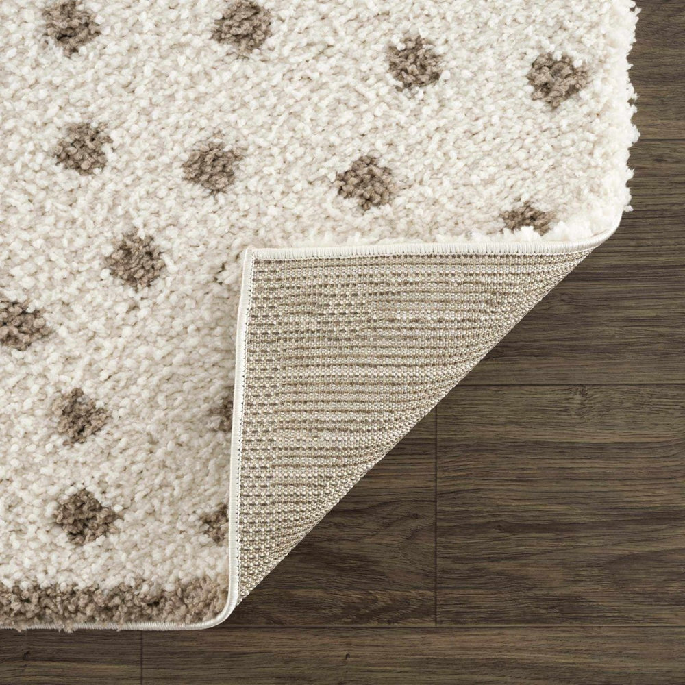 
                      
                        Hauteloom Chaia Dotted Cream & Brown Plush Rug
                      
                    