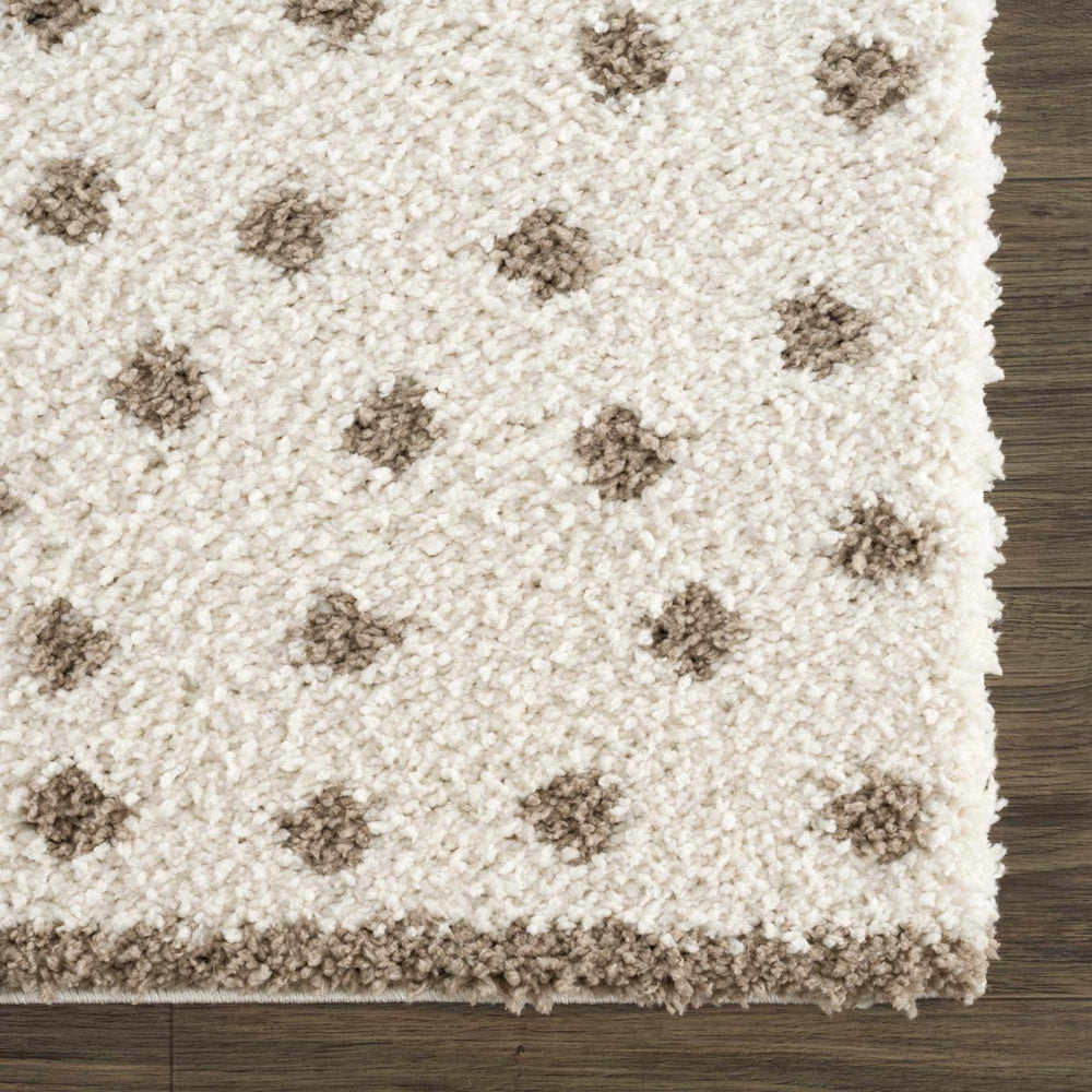 
                      
                        Hauteloom Chaia Dotted Cream & Brown Plush Rug
                      
                    