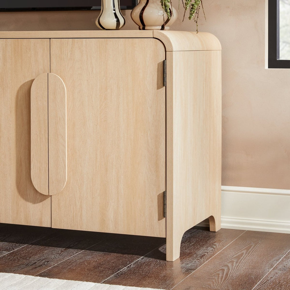 
                      
                        Walker Edison Chantelle 64" Modern Curved Buffet Sideboard & TV Stand - lily & onyx
                      
                    