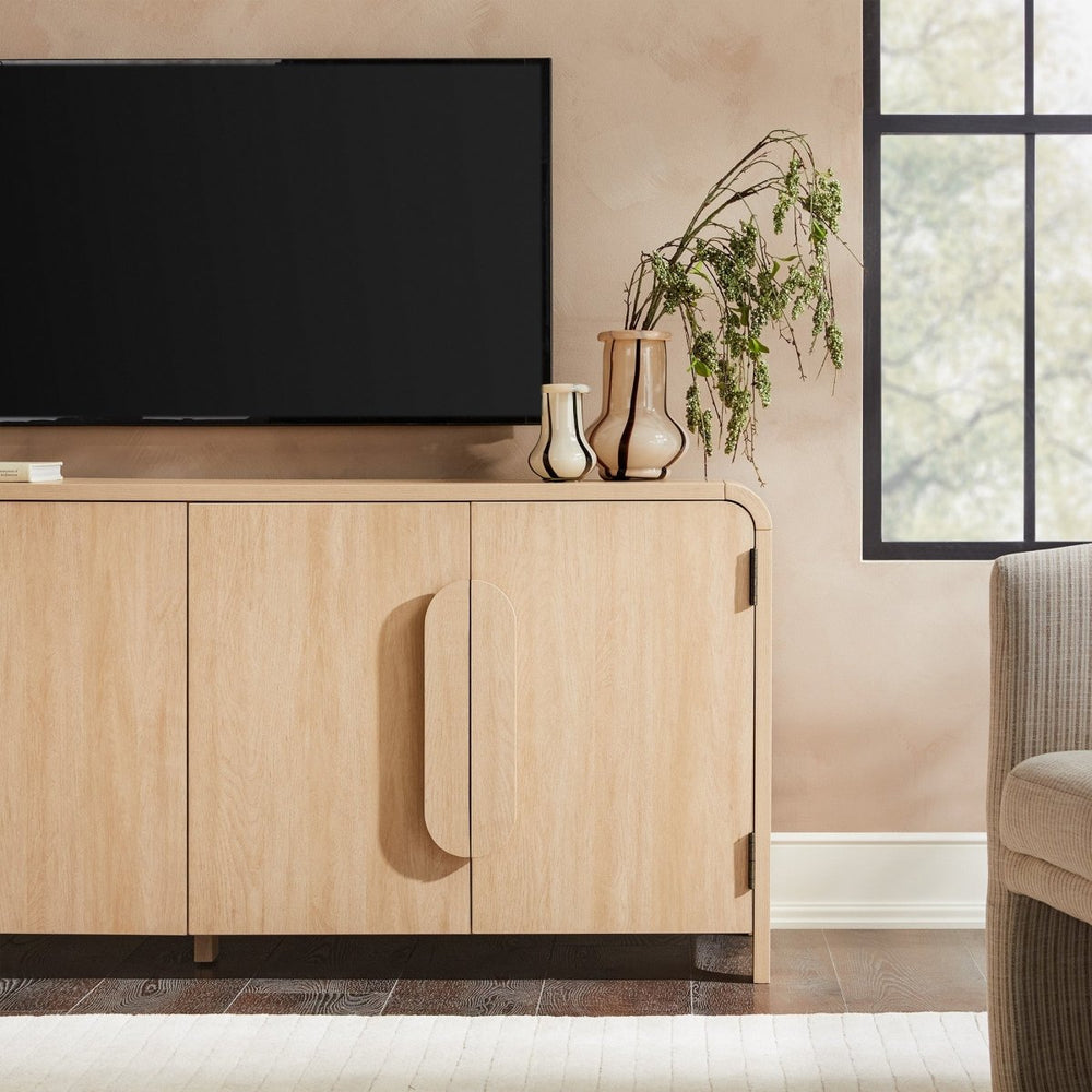 
                      
                        Walker Edison Chantelle 64" Modern Curved Buffet Sideboard & TV Stand - lily & onyx
                      
                    