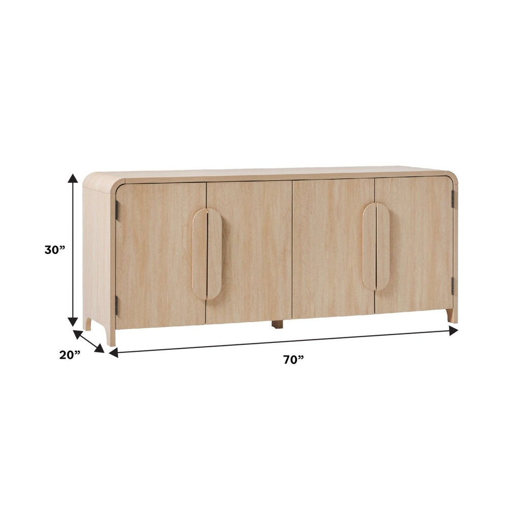 
                      
                        Walker Edison Chantelle 64" Modern Curved Buffet Sideboard & TV Stand - lily & onyx
                      
                    
