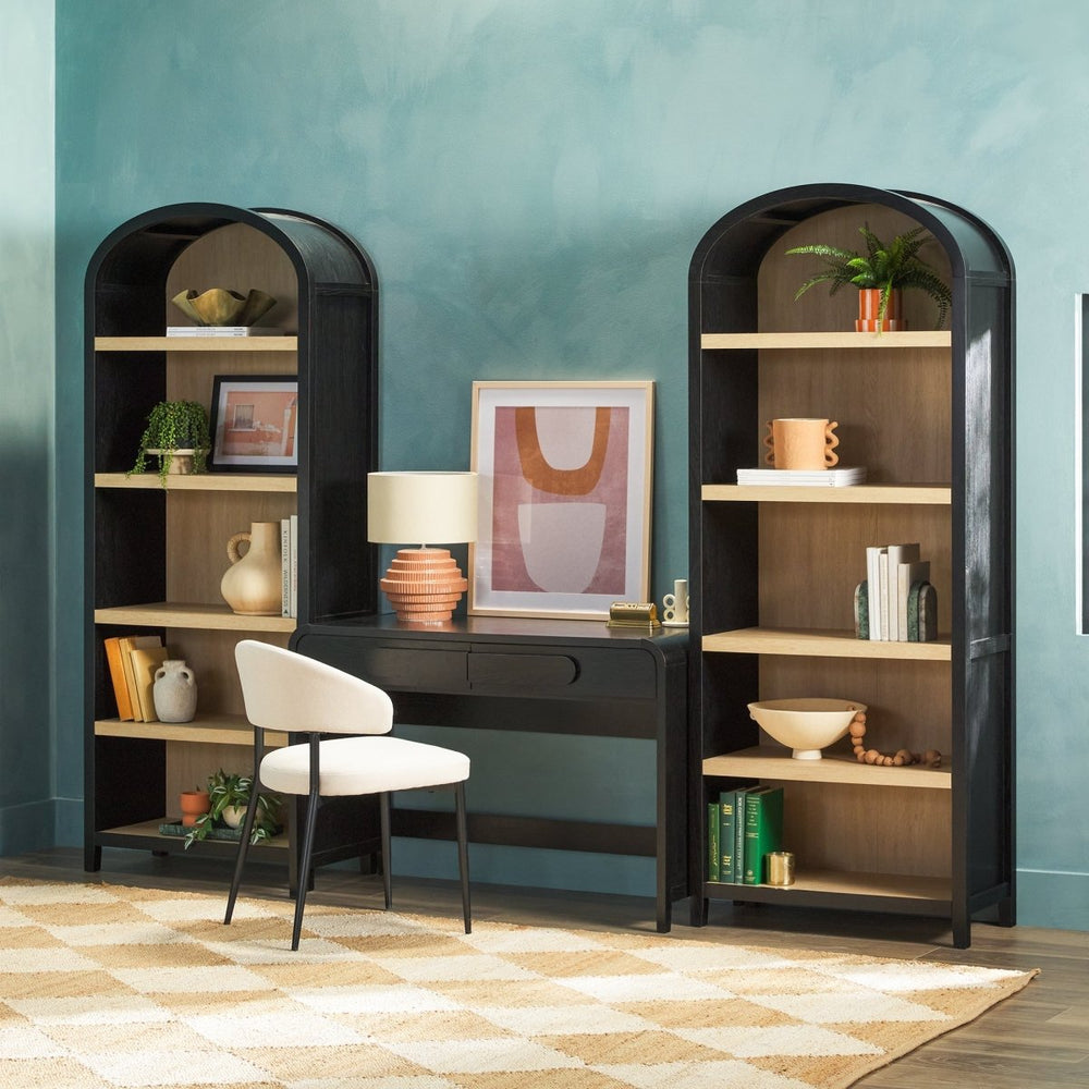 
                      
                        Walker Edison Chantelle Modern Arched Bookshelf with Open Shelves - lily & onyx
                      
                    