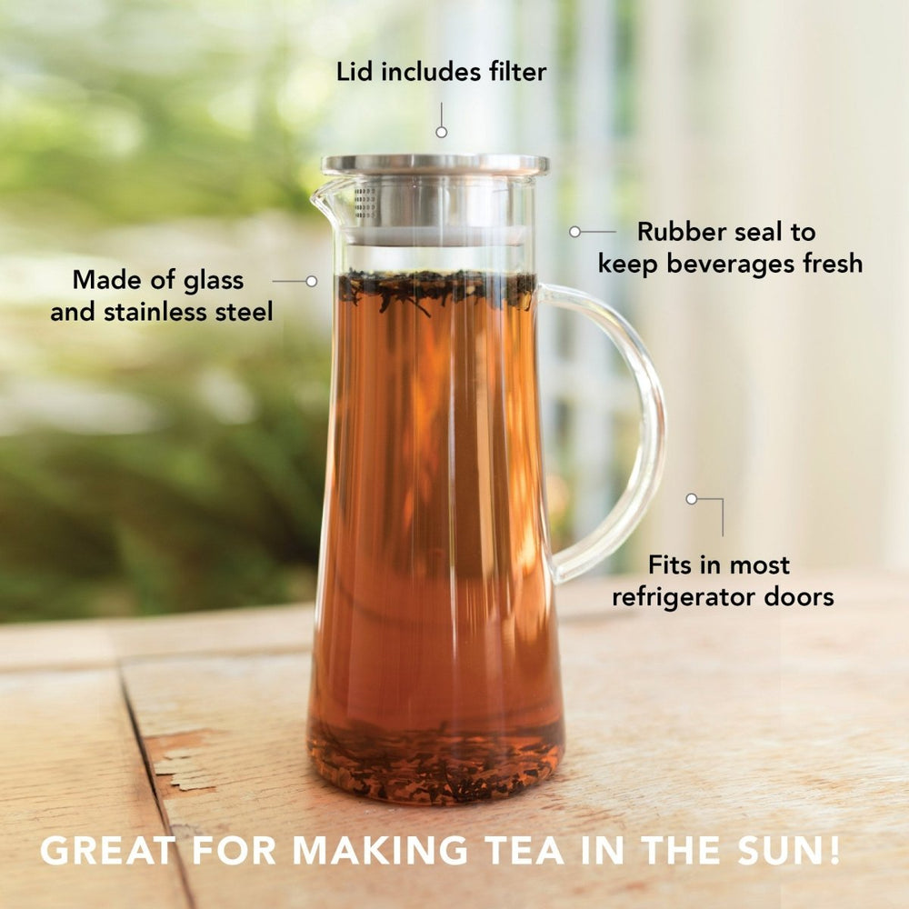
                      
                        Pinky Up Tea Charlie Glass Iced Tea Carafe - lily & onyx
                      
                    