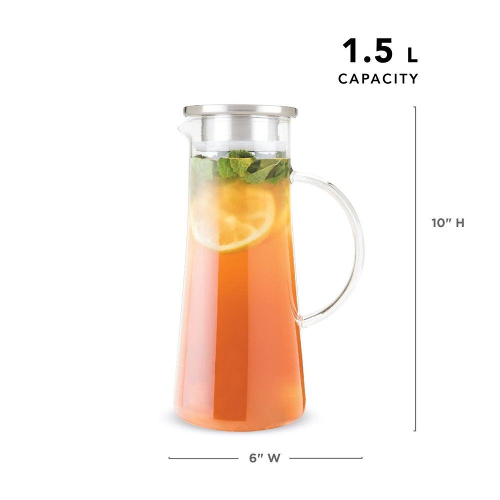 
                      
                        Pinky Up Tea Charlie Glass Iced Tea Carafe - lily & onyx
                      
                    