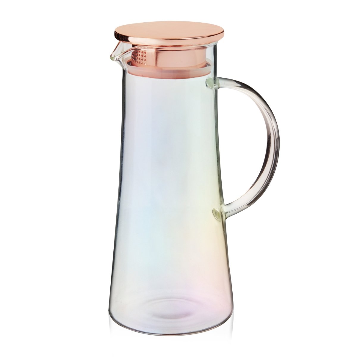 Pinky Up Tea Charlie Iridescent Glass Iced Tea Carafe - lily & onyx