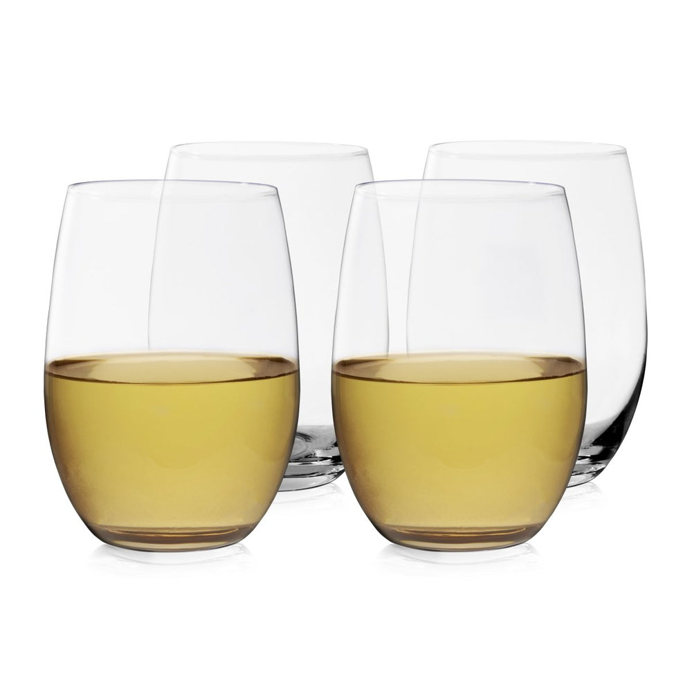 
                      
                        True Chateau Stemless White Wine Glasses, Set of 4 - lily & onyx
                      
                    