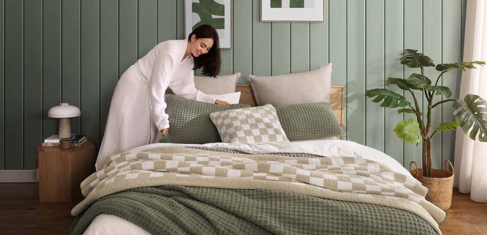 
                      
                        Sunday Citizen Checkerboard Throw Pillow - lily & onyx
                      
                    