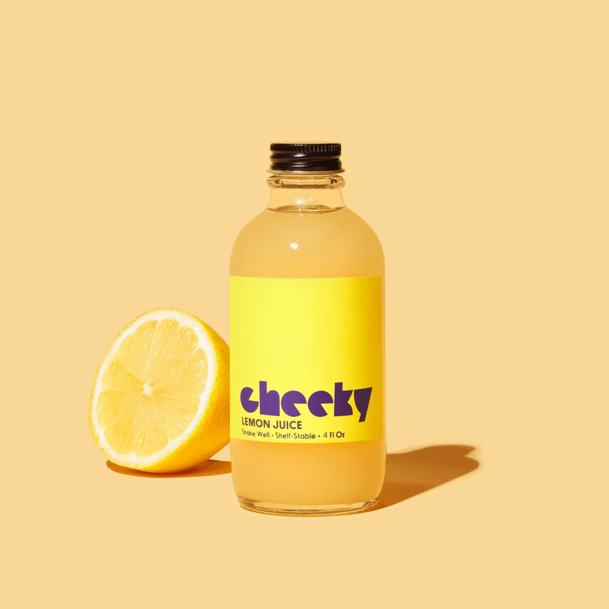 Cheeky Cocktails 100% Pure Lemon Juice - All - Natural, No Preservatives