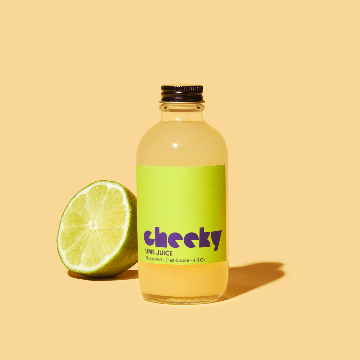 Cheeky Cocktails 100% Pure Lime Juice - All - Natural, Shelf - Stable Cocktail Mixer