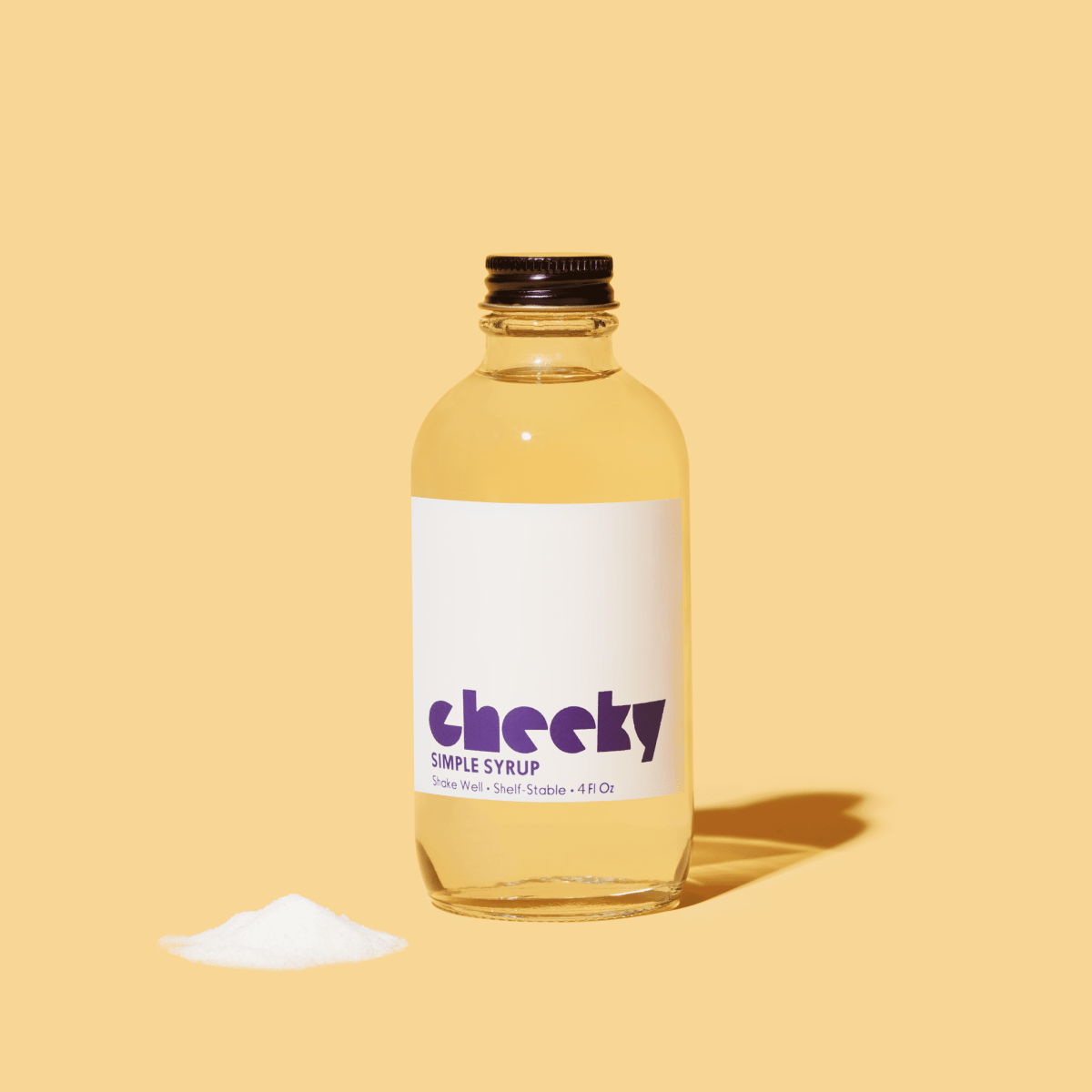 Cheeky Cocktails Simple Syrup 1:1 Ratio - All - Natural Cane Sugar Cocktail Sweetener