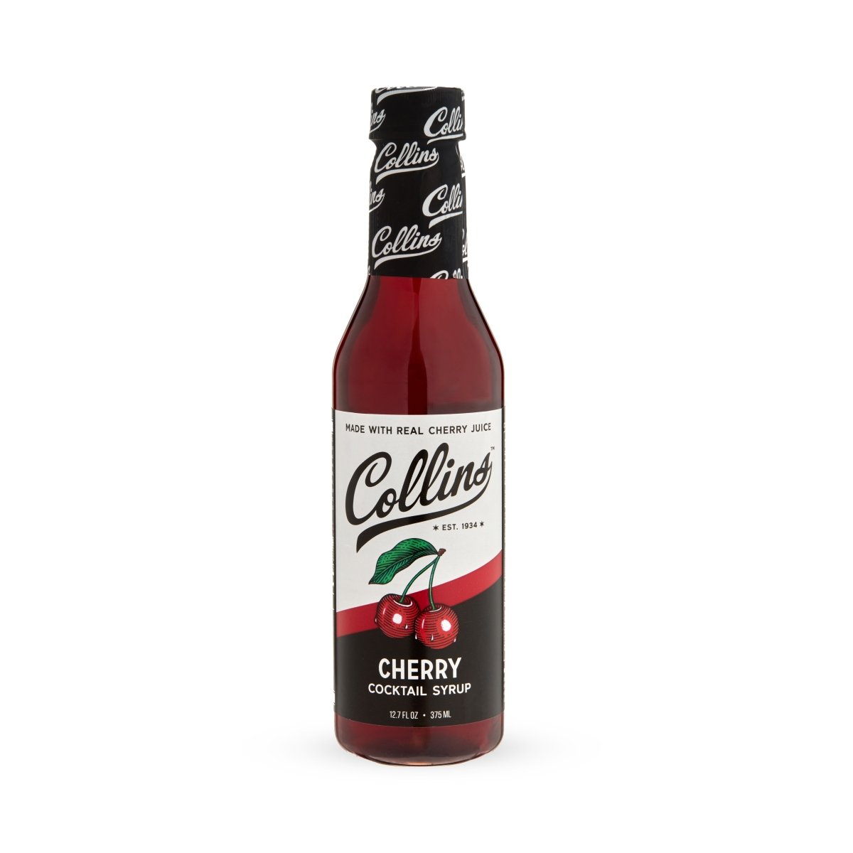 Collins Cherry Cocktail Syrup, 12.7 oz - lily & onyx