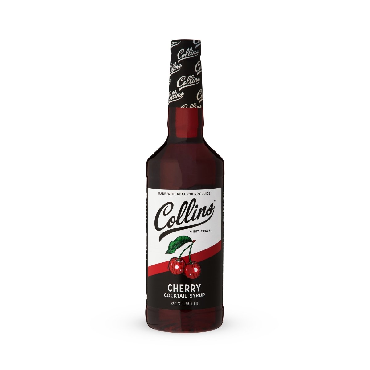 Collins Cherry Cocktail Syrup, 32 oz - lily & onyx