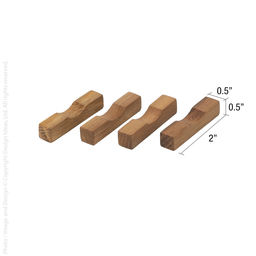 
                      
                        texxture Chiku™ Chopstick Rest, Set of 4 - lily & onyx
                      
                    
