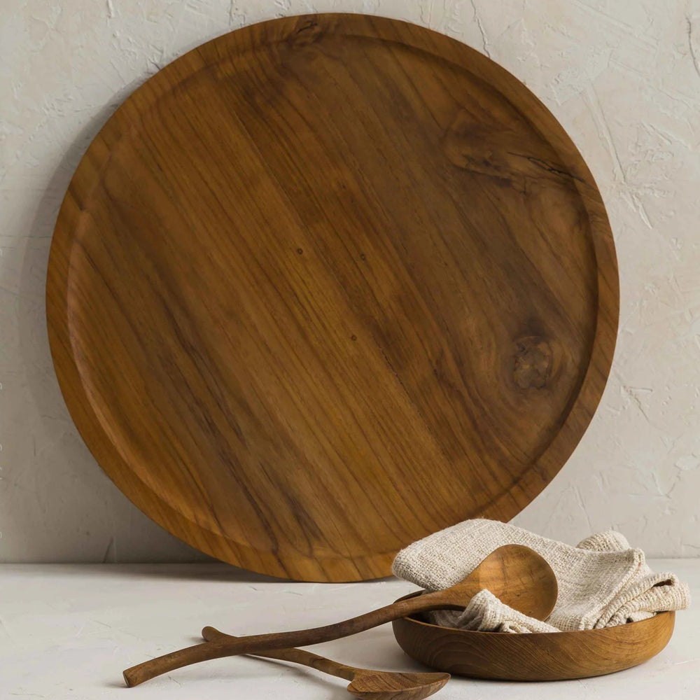 
                      
                        texxture Chiku™ Round Teak Serving Platter - lily & onyx
                      
                    