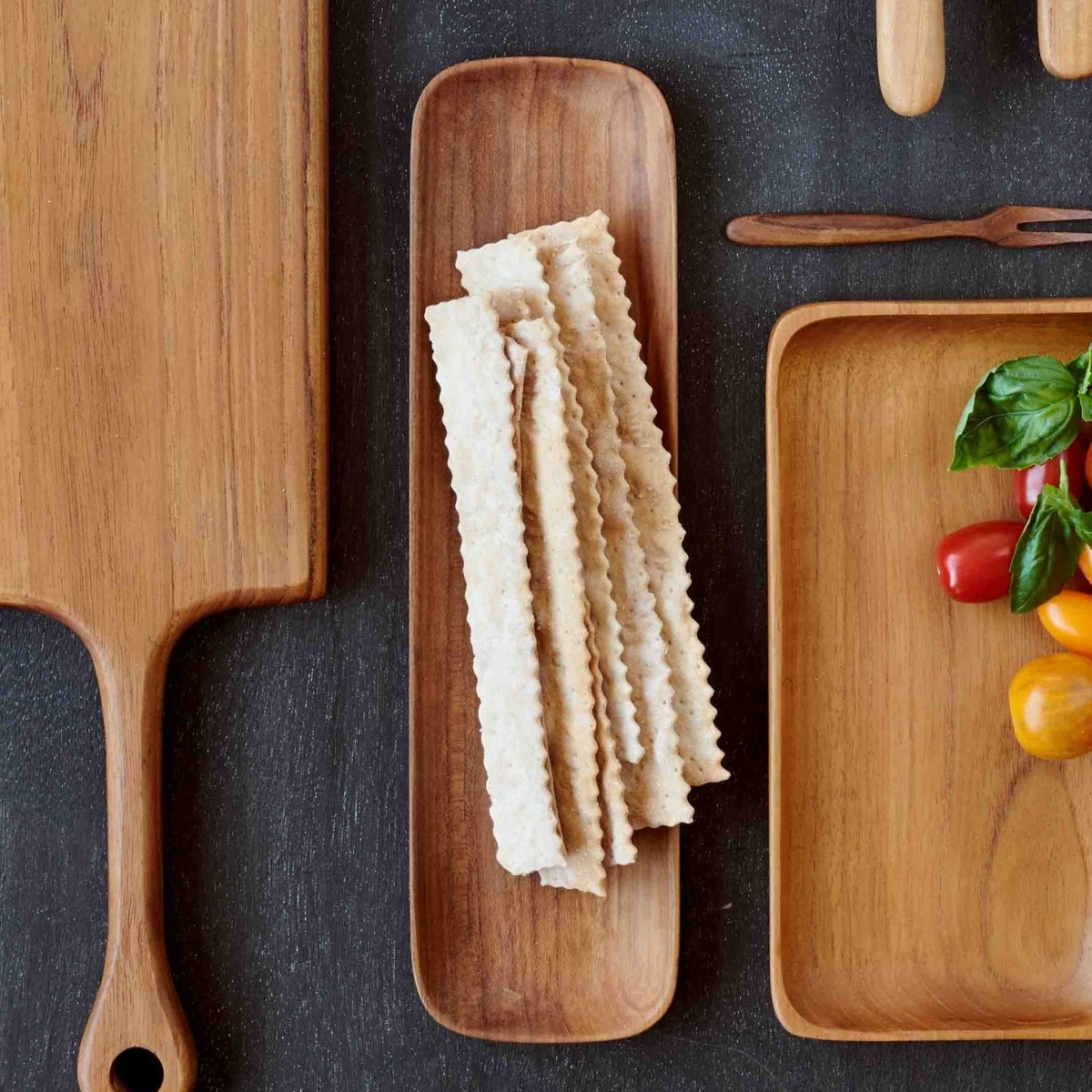 texxture Chiku™ Teak Serving Platter - lily & onyx