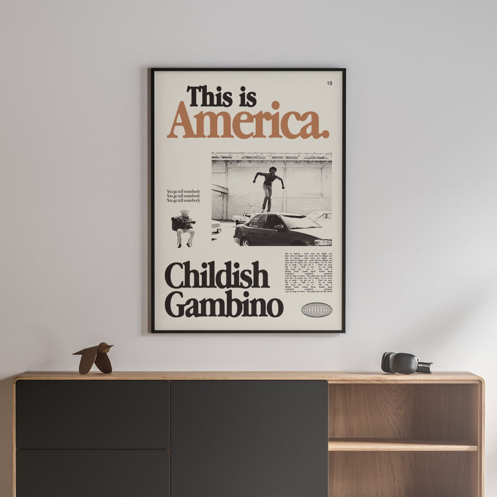 
                      
                        Sandgrain Studio Childish Gambino - This is America - lily & onyx
                      
                    