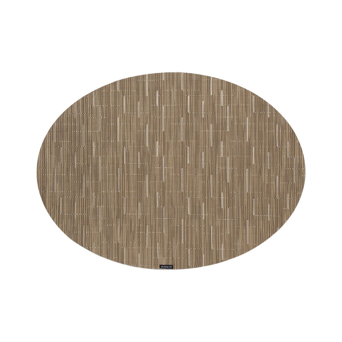 Chilewich Chilewich Bamboo Oval Placemat | Bamboo-Inspired Weave, 19.25x14"