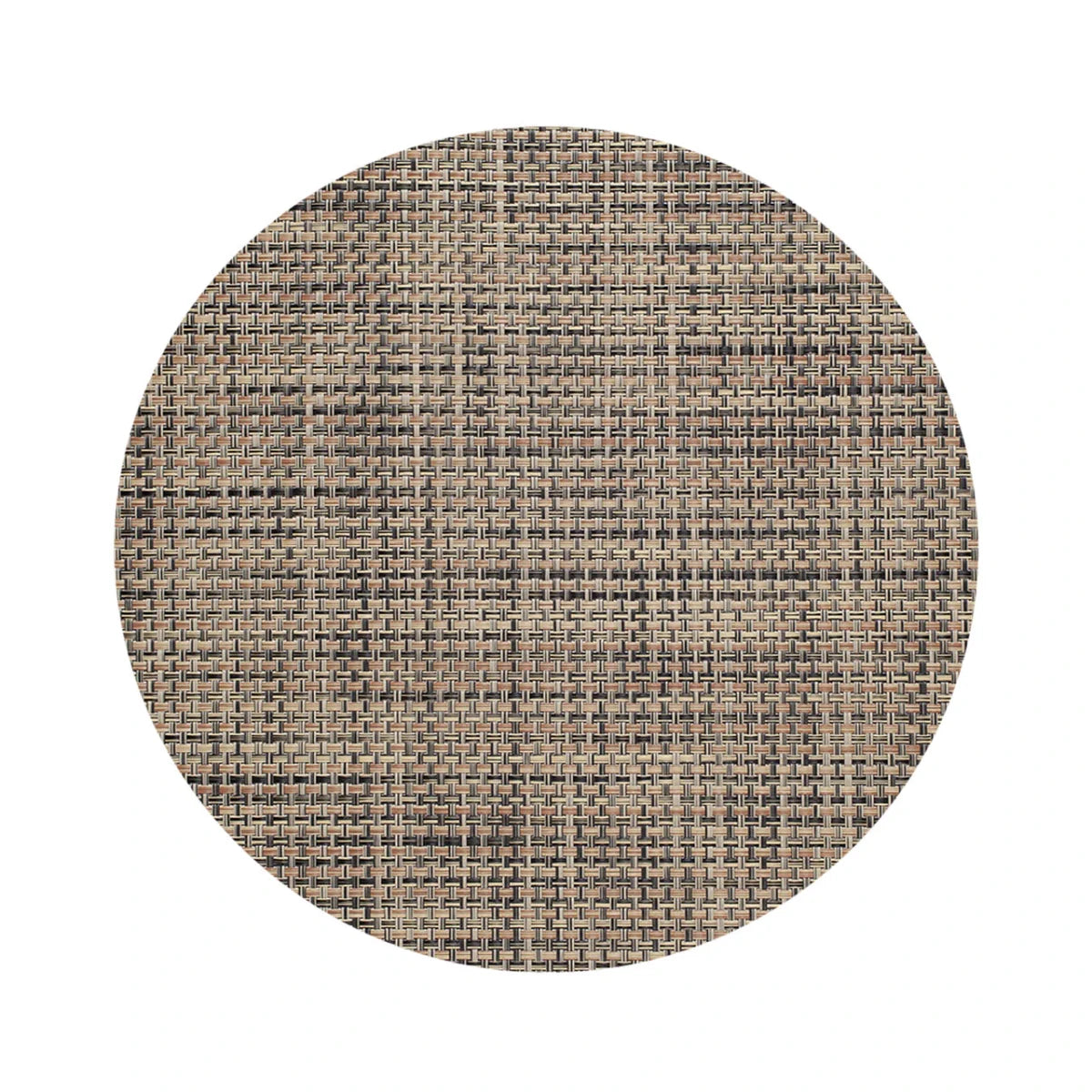 Chilewich Chilewich Basketweave Round Placemat | Four-Over-Four Weave, 15"