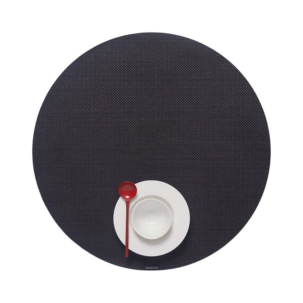 Chilewich Chilewich Mini Basketweave Round Placemat | Two-Over-Two Weave, 15"
